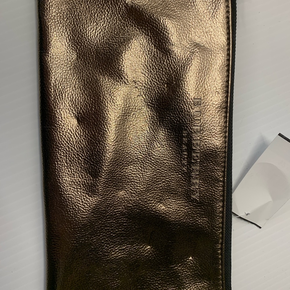 Burberry Metallic Bronze Makeup Pouch